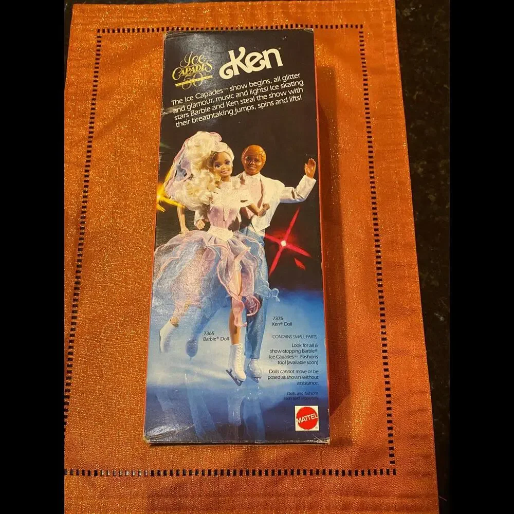 1989 Mattel Barbie‎ Ken Doll Ice Capades 7375 50th Anniversary Vintage NIB